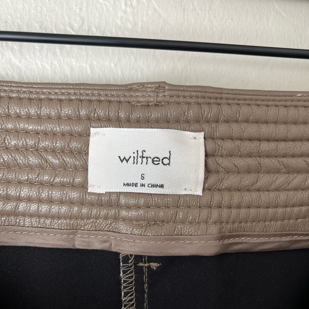 Aritizia Wilfred faux leather high rise pants 6 - Picture 10 of 13